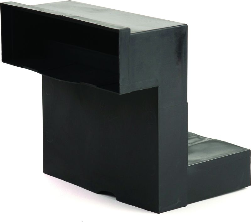 TIMLOC TELESCOPIC UNDERFLOOR VENT (3-5 COURSES) BLACK 1201