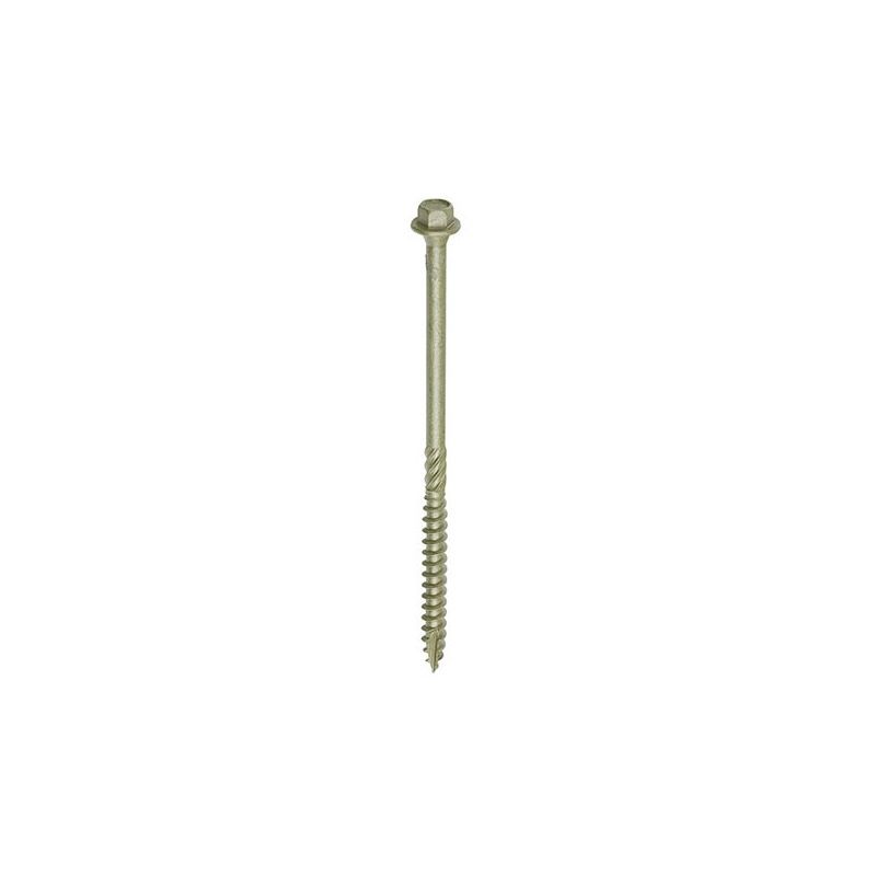 TIMCO INDEX SCREW HEX 6.7 x 125mm (BOX 50) GREEN 125IN