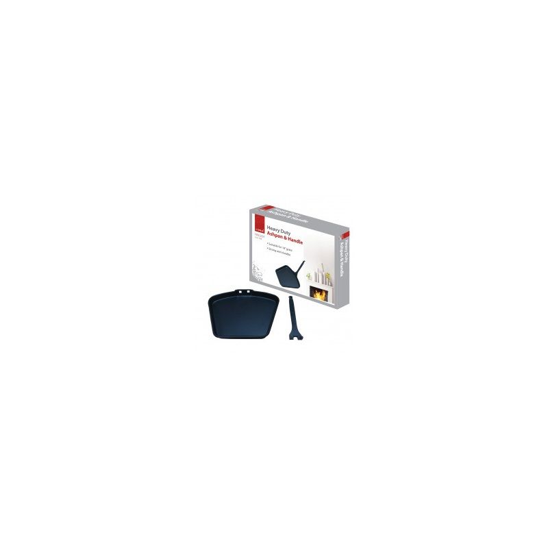 DEVILLE HEAVY DUTY ASHPAN & HANDLE 18" BLACK DEV405 DEF055405