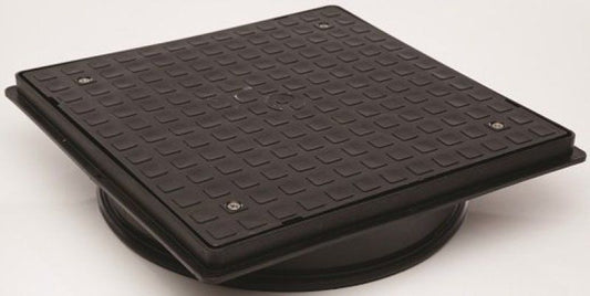 POLYPIPE SQUARE PP COVER & FRAME 460mm UG512