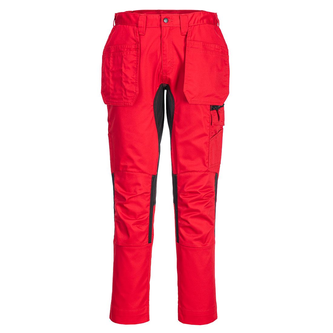 WX2 Eco Stretch Holster Trousers, 28, R, Deep Red