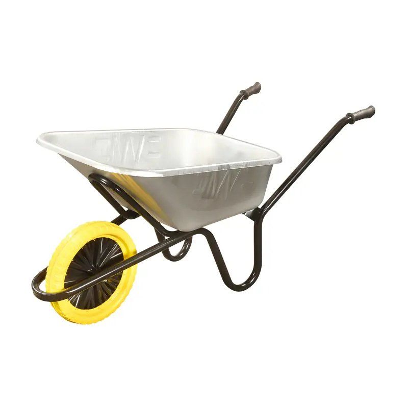 WALSALL IGVPP INVINCIBLE HEAVY DUTY PUNCTURE PROOF WHEEL WHEELBARROW 120l GALVANISED