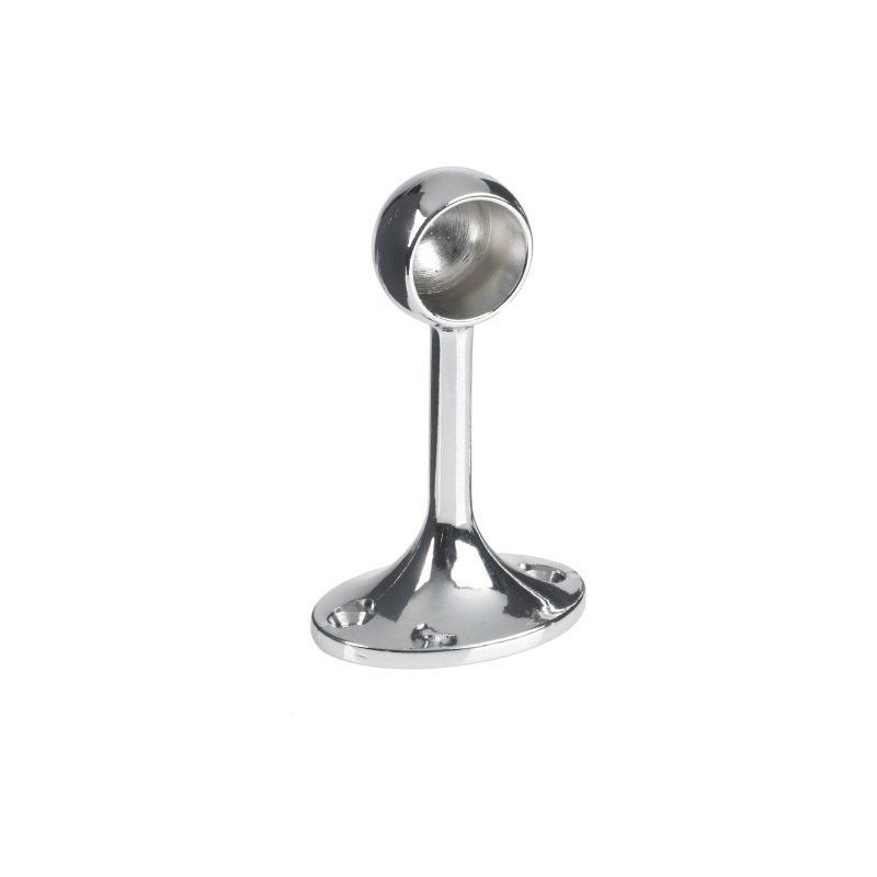 ROTHLEY FW29C0B100 PACK OF 2 DELUXE END BRACKET 1" CHROME PLATED
