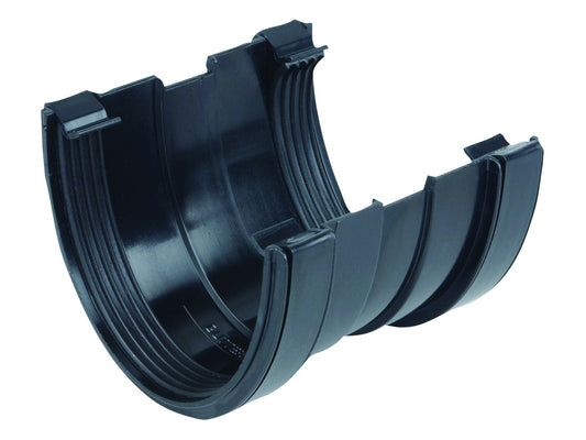 OSMA DEEPLINE 113mm GUTTER UNION BLACK 9T909B