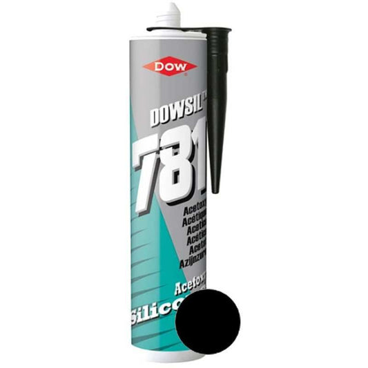 DOW 781 MULTI PURP ACETOXY SILICONE SEALANT 310m BLACK 3295257