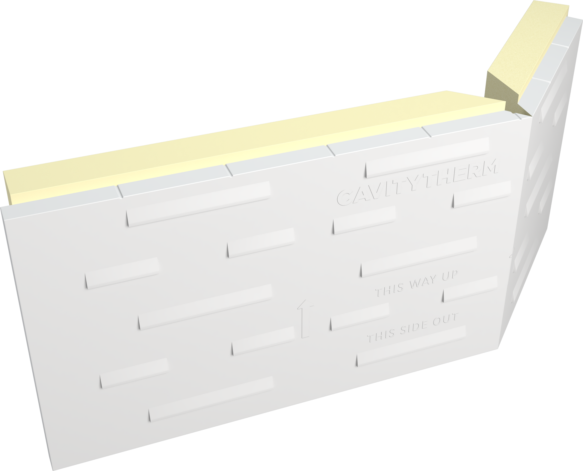 UNILIN CT/PIR EXT CORNER FULL FILL CAVITY BOARD 1200 x 450 x 125mm 400073772