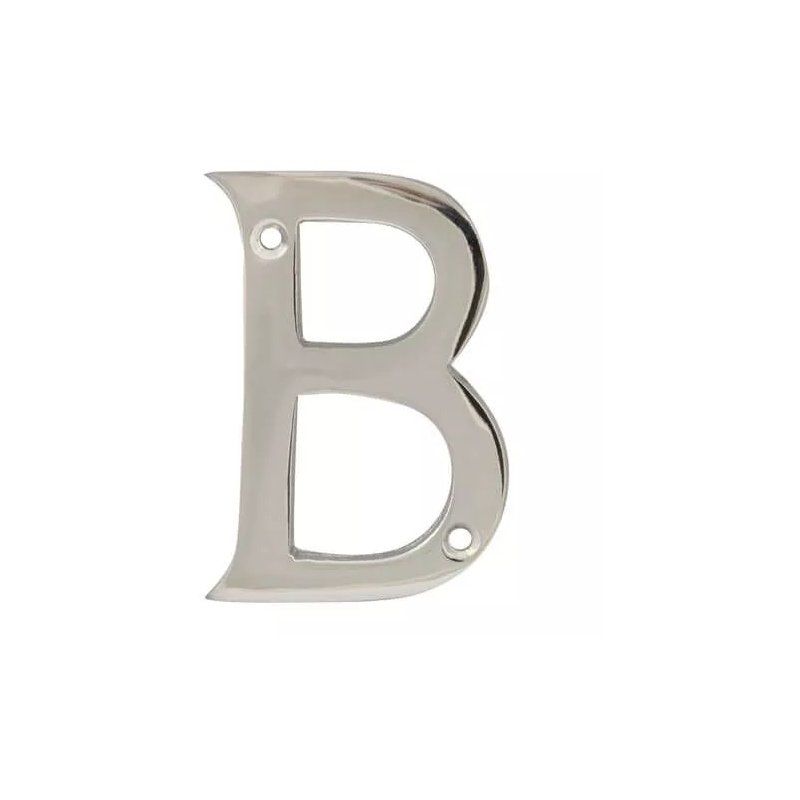 DUFFELLS TSS FACE FIX DOOR LETTER B CHROME TSSNUMERALBC