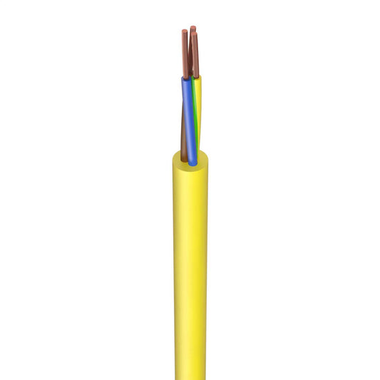 3183Y 2.5mm² Arctic Grade Round Flexible Cable Yellow (50m Drum)
