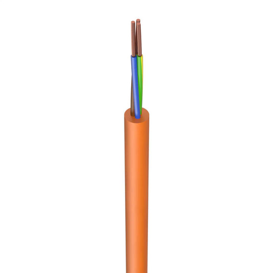 3183Y 2.5mm² PVC Round Flexible Cable Orange (50m Drum)