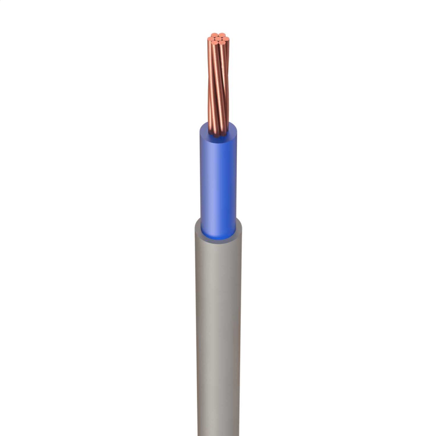 6181Y 25mm² Double Insulated Single Core Cable Blue / Grey (Sold By The Mtr)