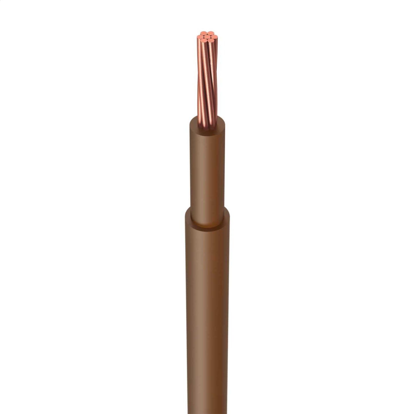 6181Y 25mm² Double Insulated Single Core Cable Brown / Brown (Sold By The Mtr)