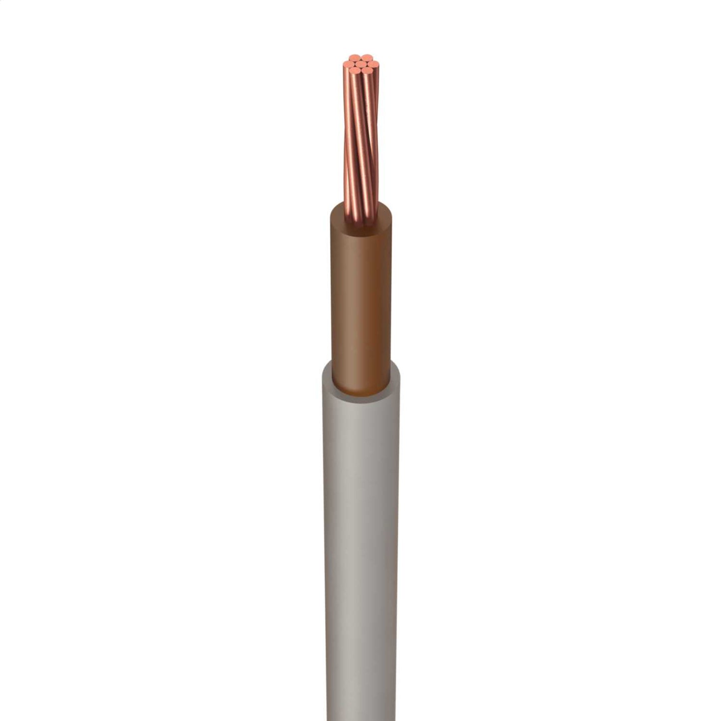 6181Y 25mm² Double Insulated Single Core Cable Brown / Grey (25m Drum)