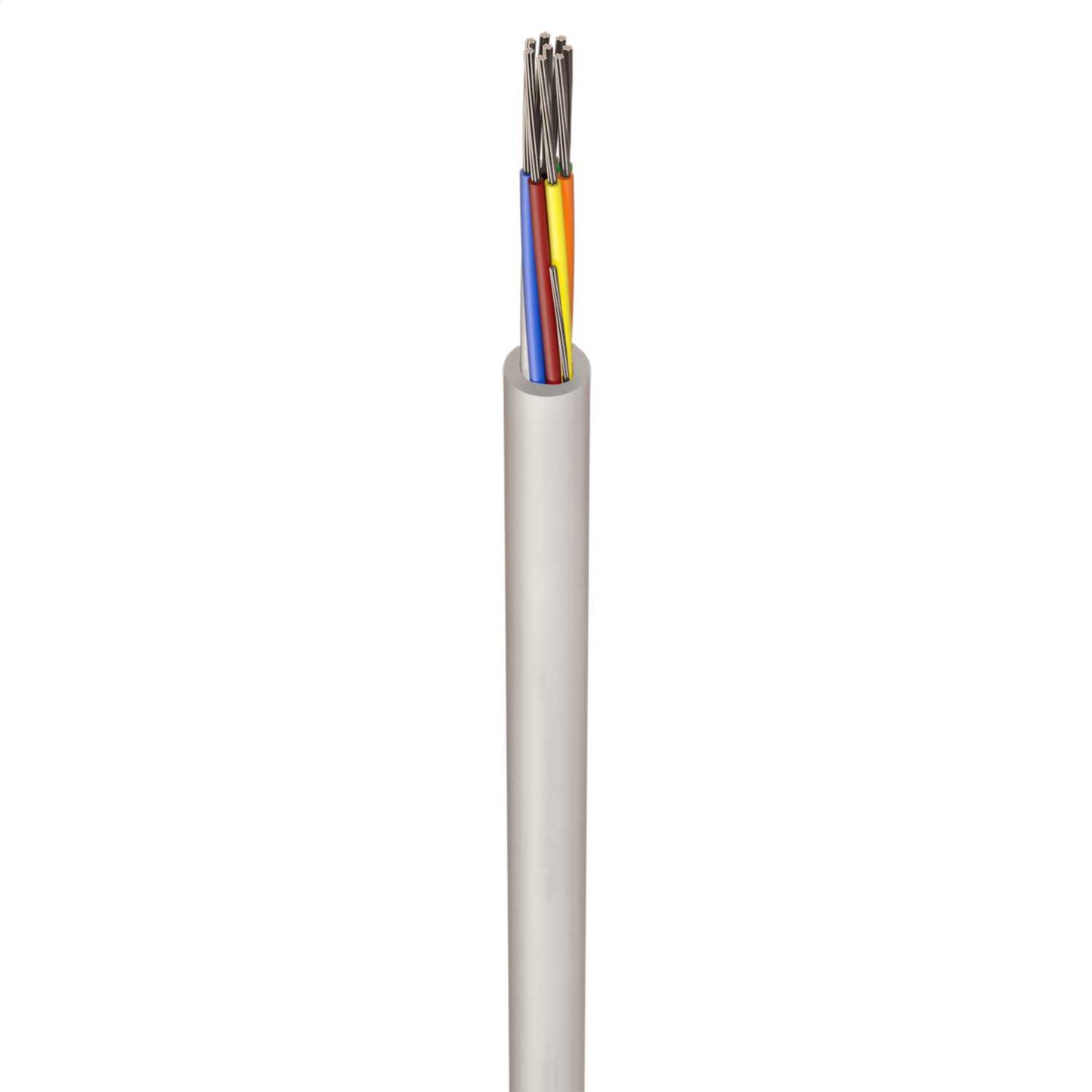 8 Core Alarm Cable White (100m Drum)
