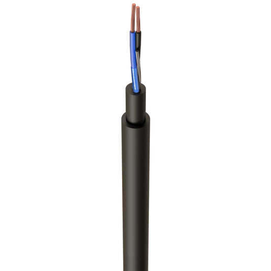 0.75mm² 1 Pair BS5308 Part1 Type1 Black (Cut Length Sold By The Mtr)