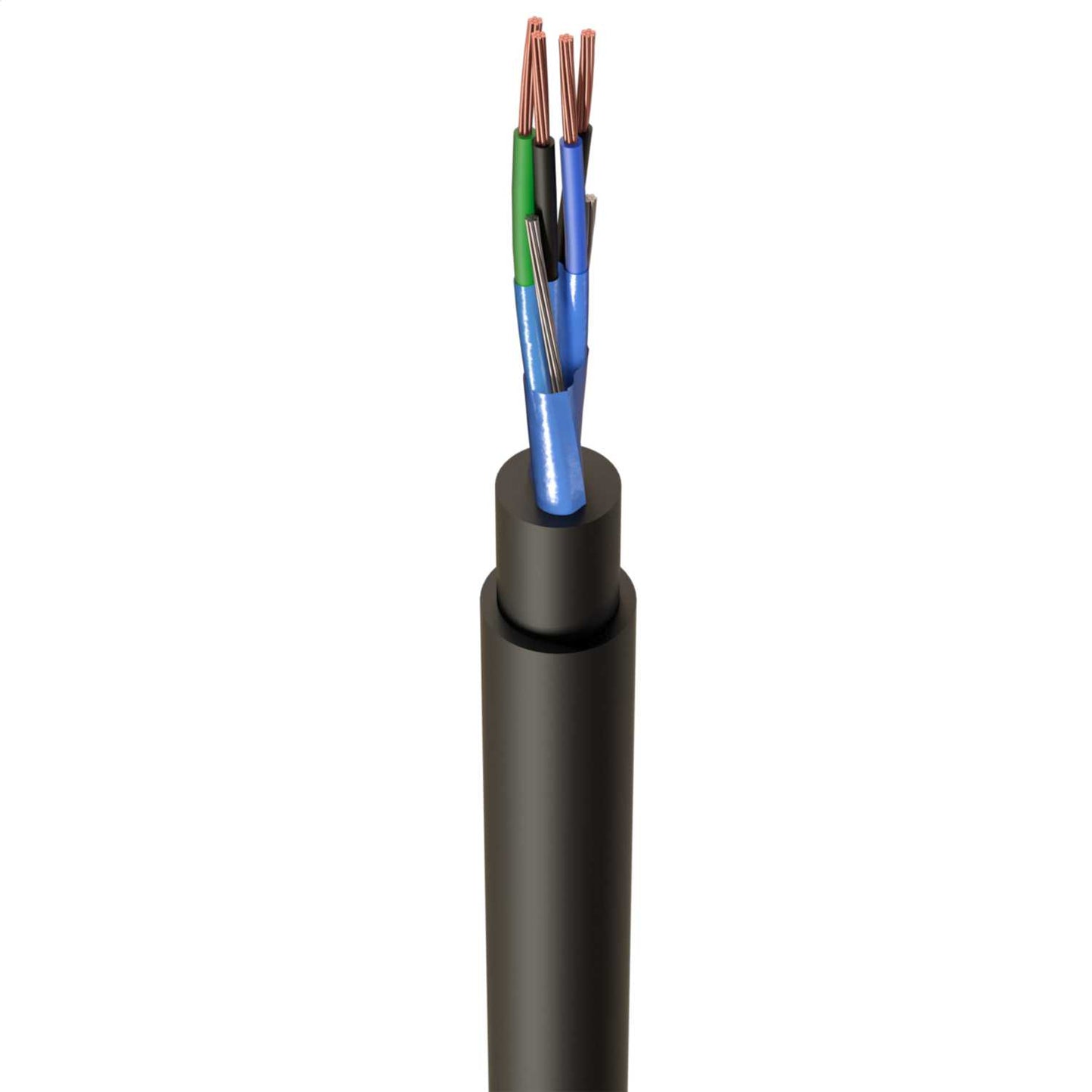 0.75mm² 2 Pair BS5308 Part1 Type1 Black (Cut Length Sold By The Mtr)
