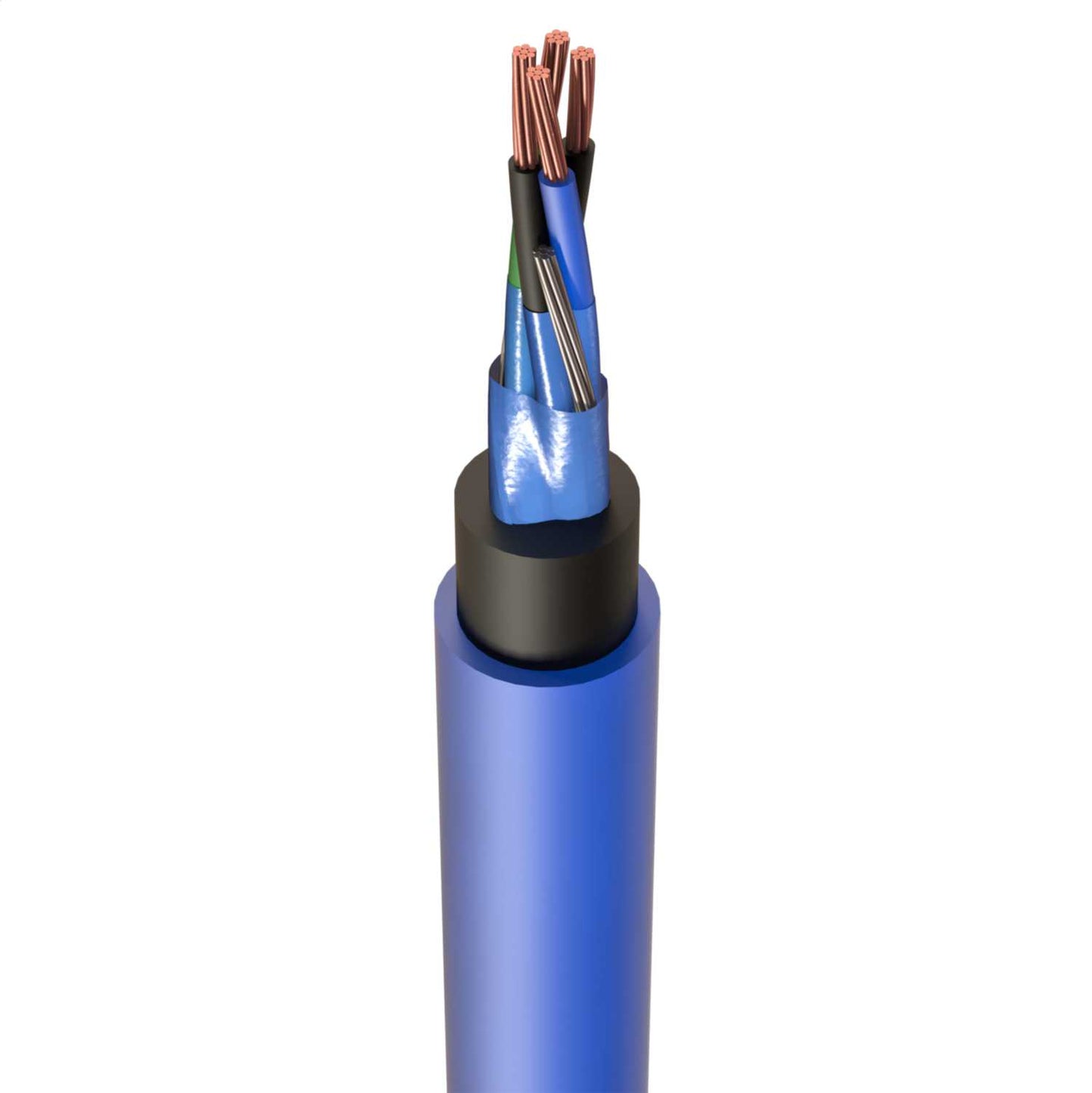 1.5mm² 2 Pair BS5308 Part1 Type1 Blue (Cut Length Sold By The Mtr)