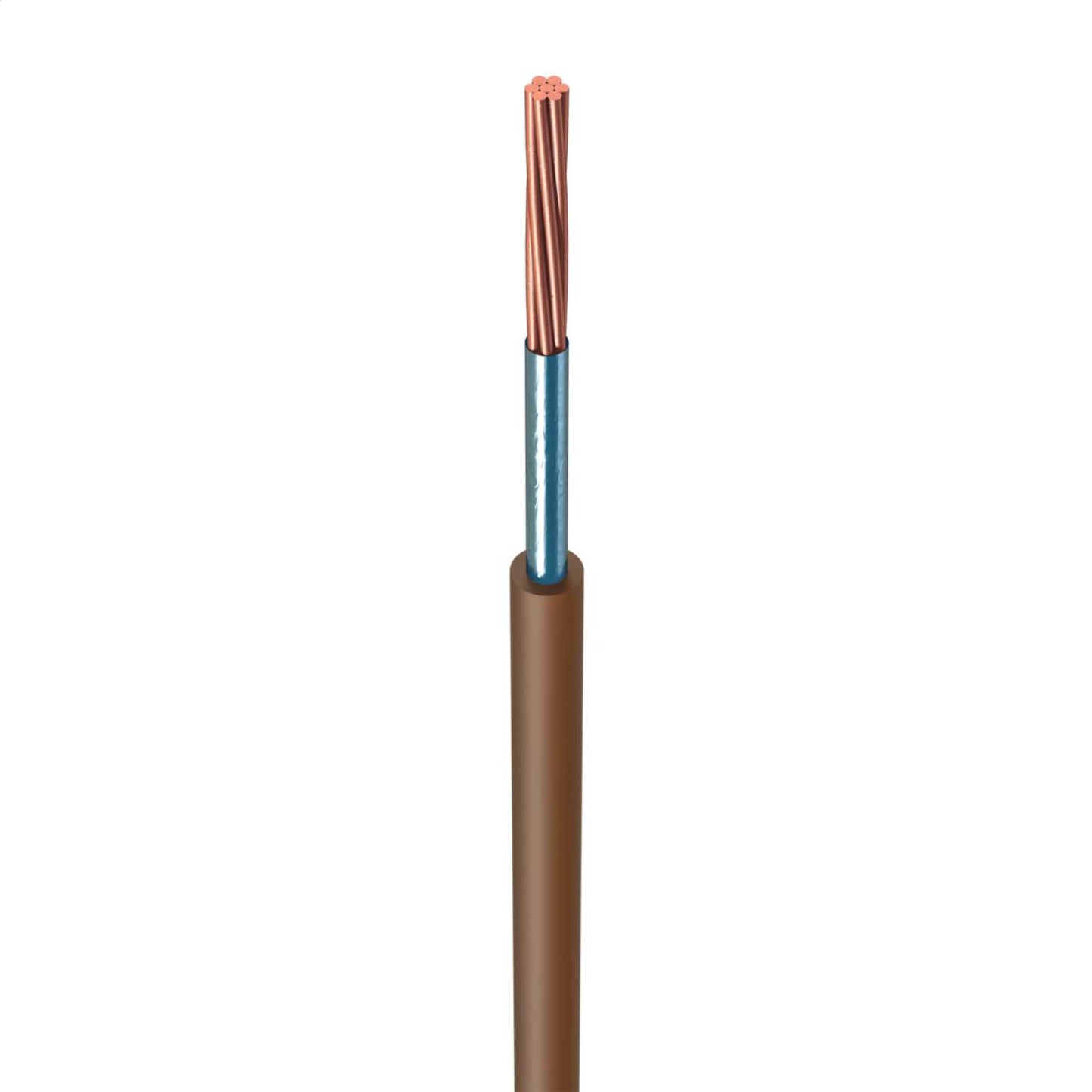 Prysmian 2.5mm² FP100 Fire Resistant Single Core Brown (100m Drum)