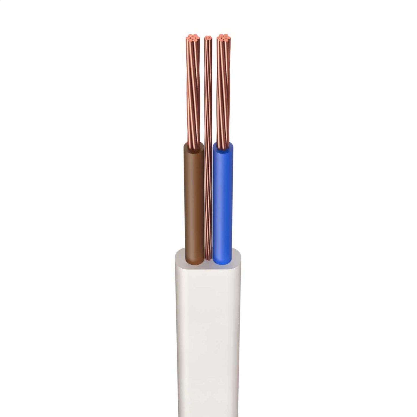 H6242B 4mm² Lsoh Twin and Earth Cable White (50m Drum)