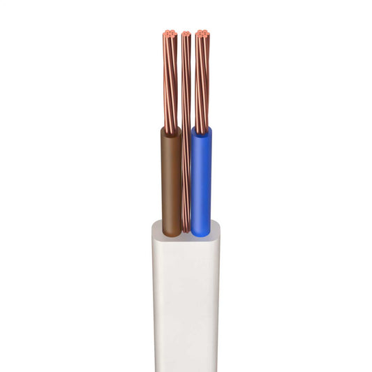Prysmian H6242B 6mm² Lsoh Twin and Earth Cable White (100m Drum)
