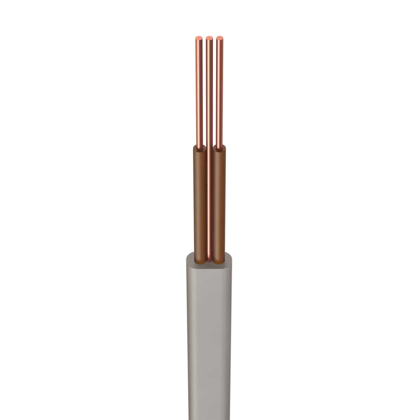 H6242Y 1.0mm² PVC Twin and Earth Cable 2 Brn Cores Grey (50m Drum)