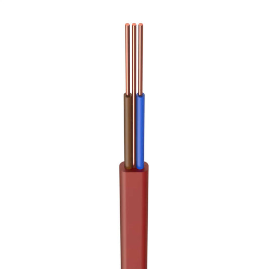 H6242Y 1.0mm² PVC Twin and Earth Cable Red (100m Drum)