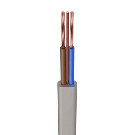 H6242Y 2.5mm² PVC Twin and Earth Stranded Core Cable Grey (100m Drum)