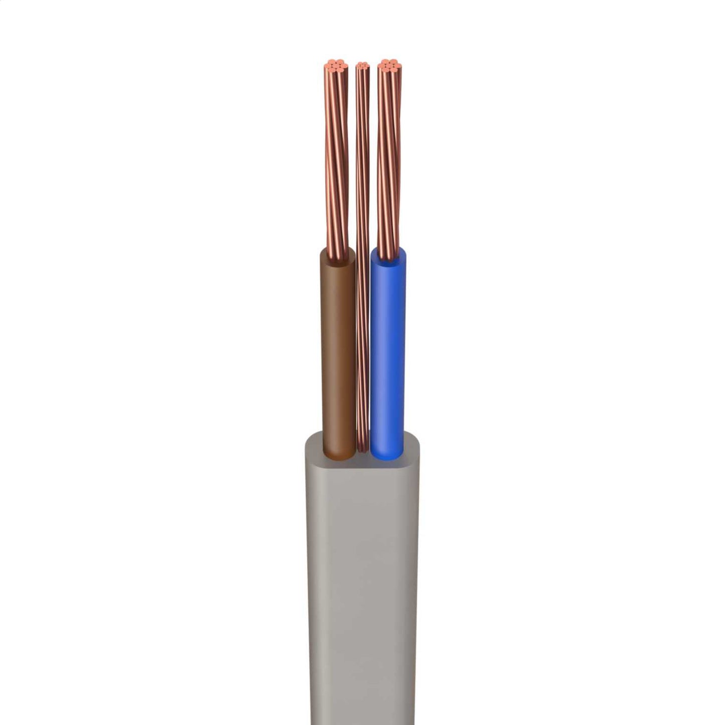 H6242Y 4mm² PVC Twin and Earth Cable Grey (50m Drum)