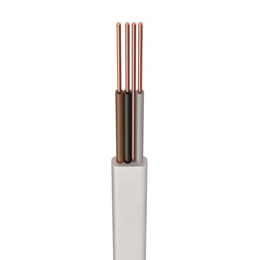 H6243B 1.0mm² Lsoh 3 Core and Earth Cable White (100m Drum)