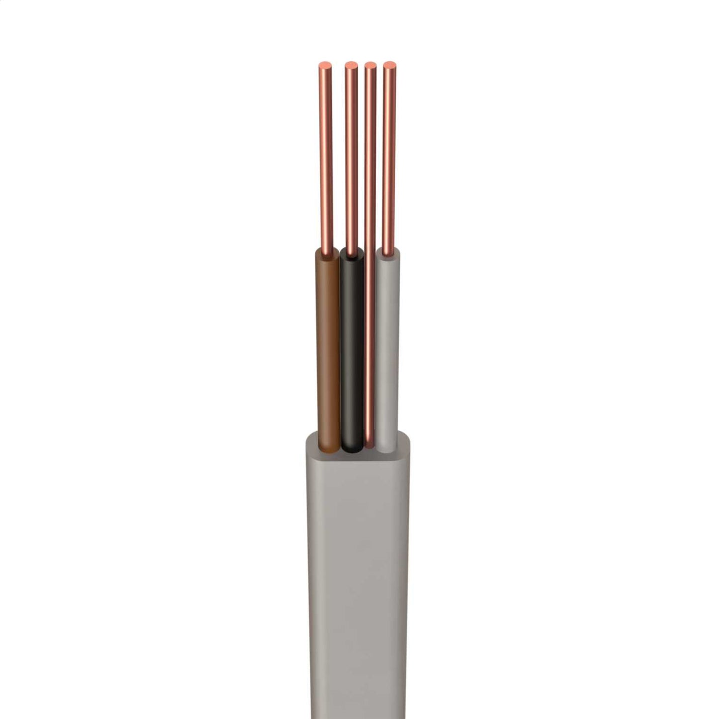 H6243Y 1.5mm² PVC 3 Core and Earth Cable Grey (Cut Length Sold By The Mtr)