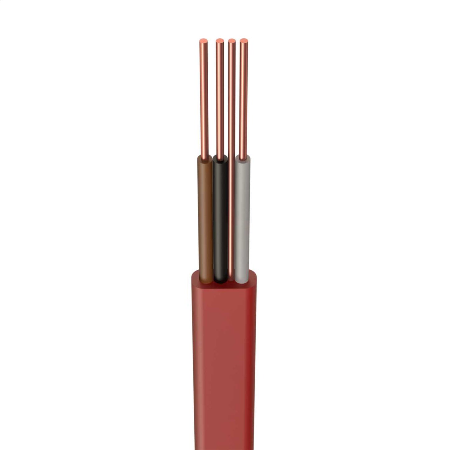 H6243Y 1.5mm² PVC 3 Core and Earth Cable Red (100m Drum)