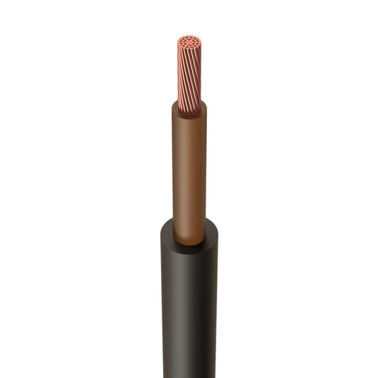 16mm² 1 Core HO7RNF Rubber Flexible Cable (Cut Length Sold By The Mtr)