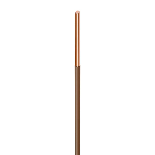 0.5mm² Lighting Luminaire Wire Brown (100m Drum)