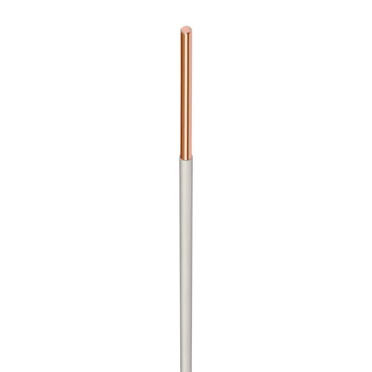 0.5mm² Lighting Luminaire Wire White (100m Drum)