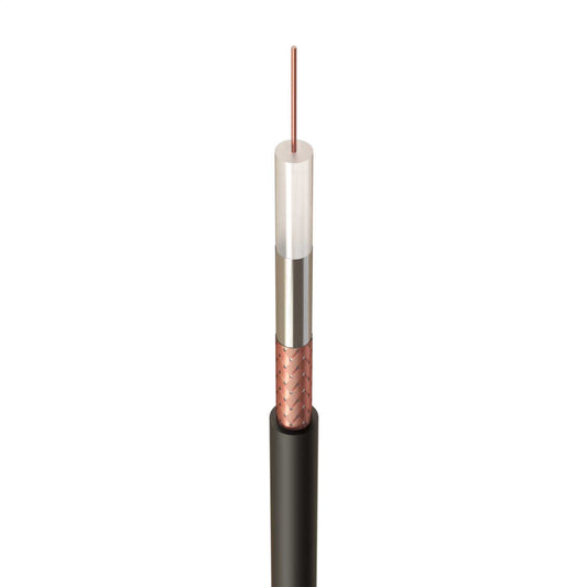 RG6 Satellite Cable Black (100m Drum)