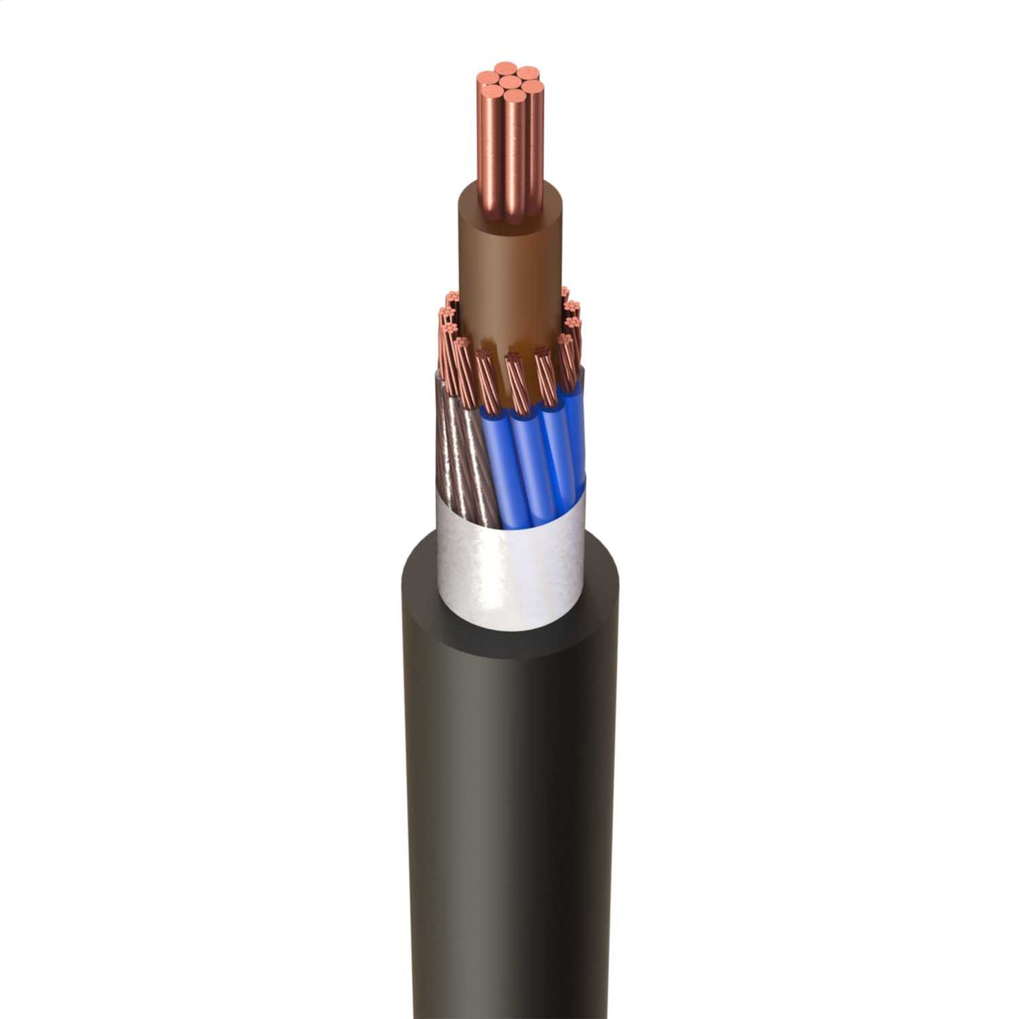 6mm² Split Concentric Cable (Cut Length Sold By The Mtr)