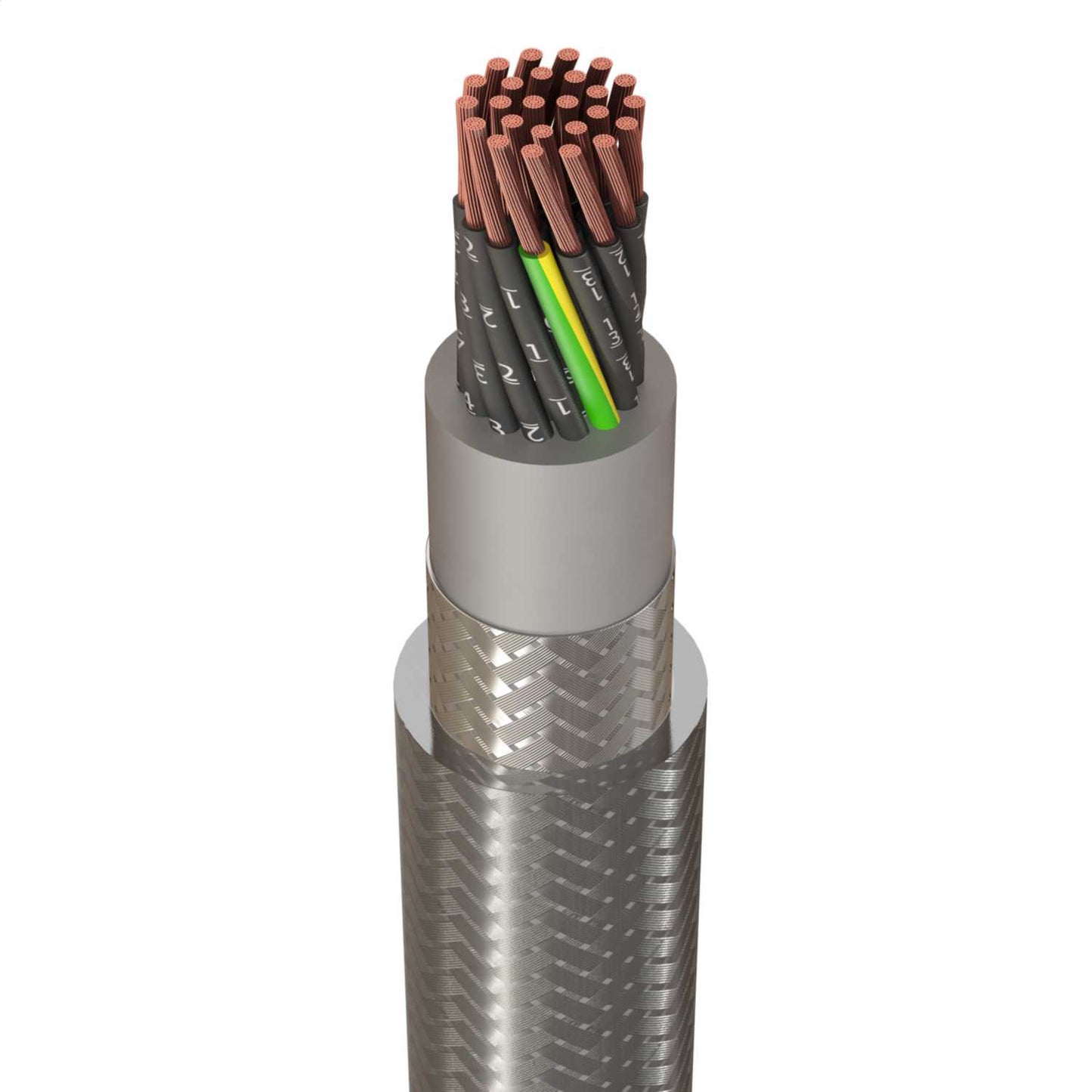 0.75mm² 25 Core SY Control Flexible Cable (Cut Length Sold By The Mtr)