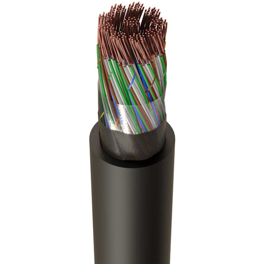 CW1128 100 Pair Telephone Cable Black (Cut Length Sold By The Metre)