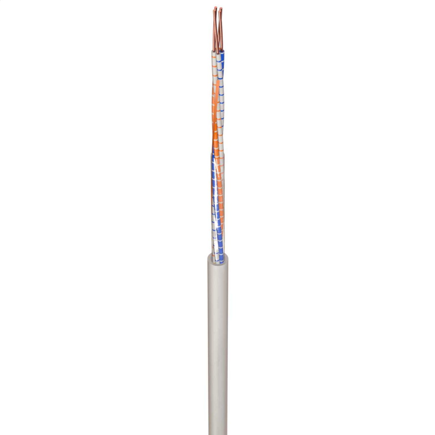 CW1308 2 Pair Telephone Cable White (100m Drum)