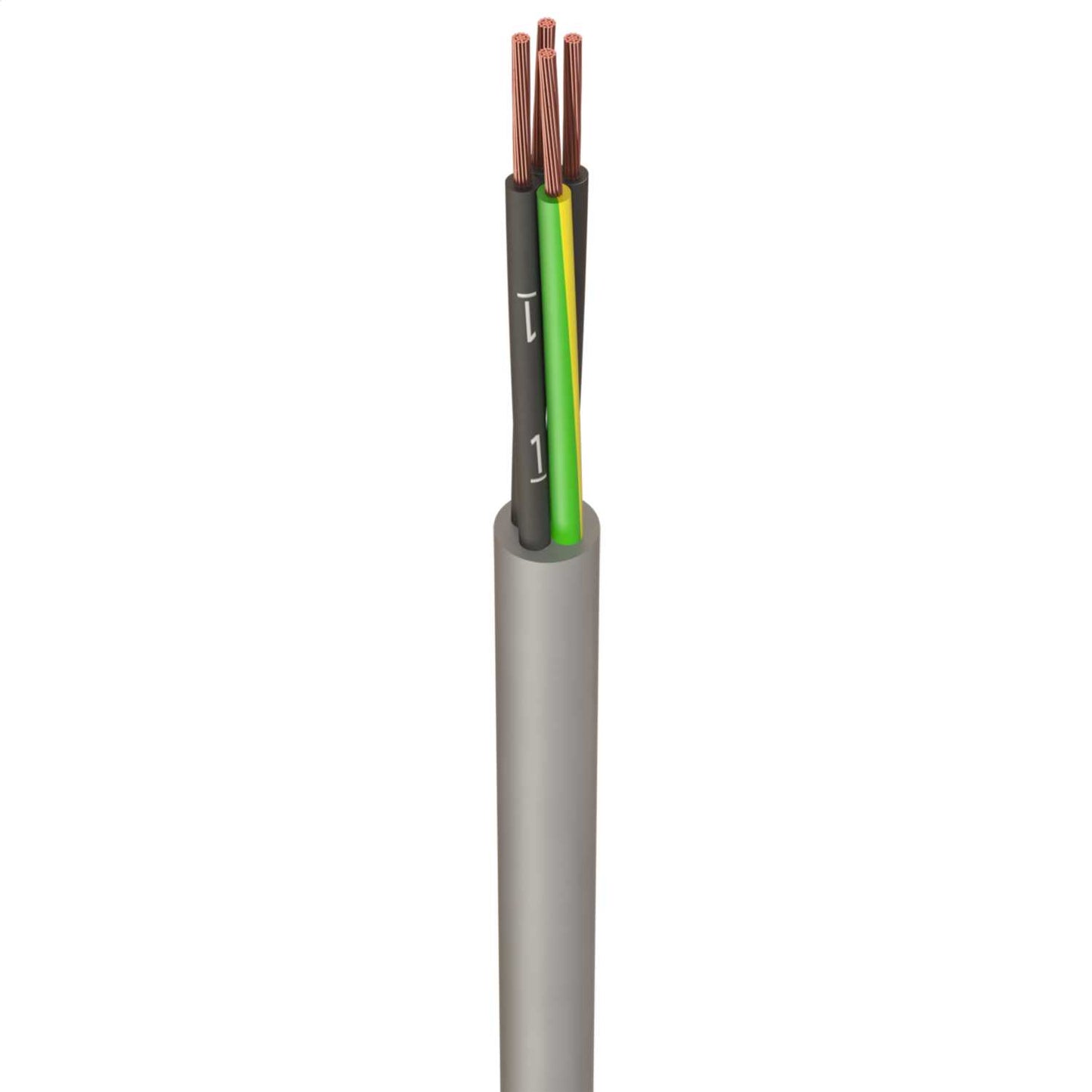0.75mm² 4 Core YY Control Flexible Cable (100m)