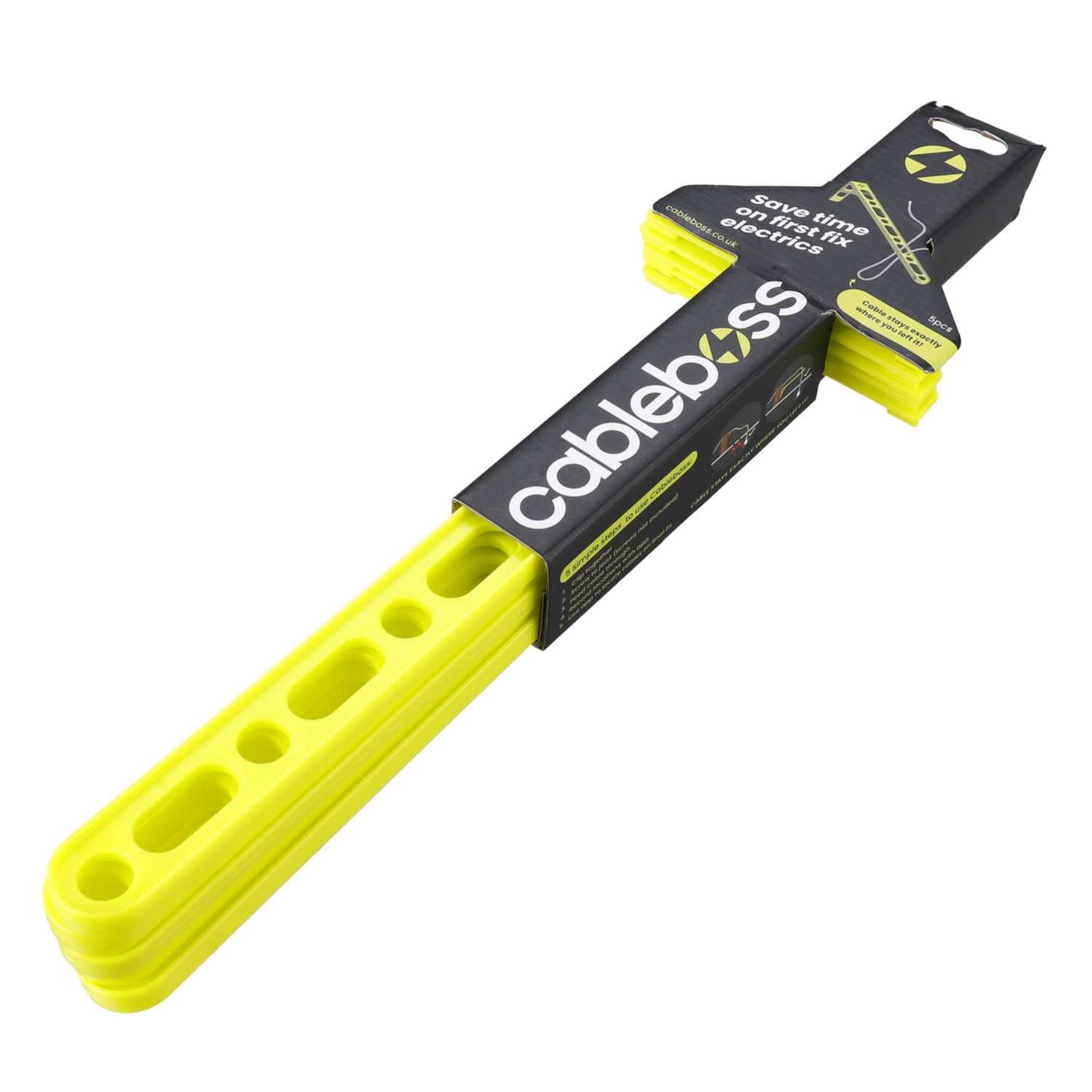 Cableboss CB01-05 Cable Bracket Nylon (Pack of 5)