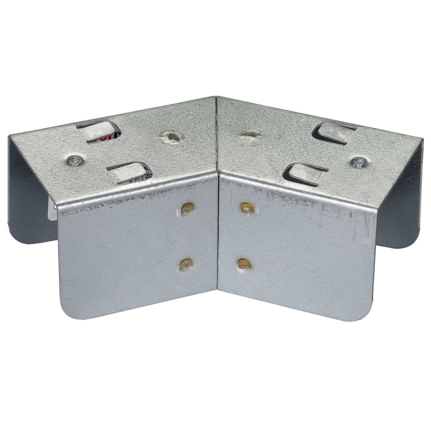 50mm x 50mm 45° Top Lid Bend for Lighting Trunking (Sold in 1's)