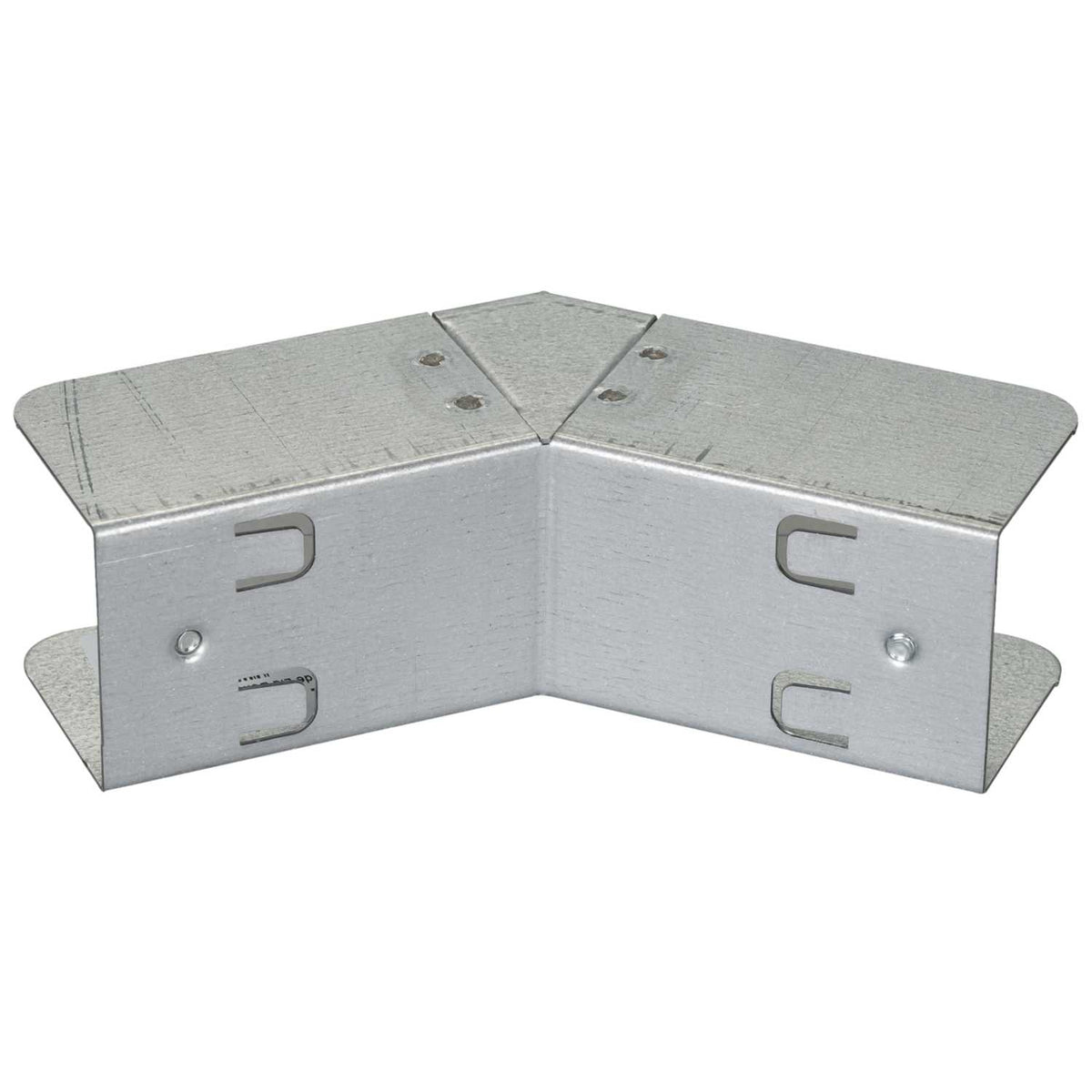 50mm x 50mm 45° Outside Lid Bend for Lighting Trunking (Sold in 1's)