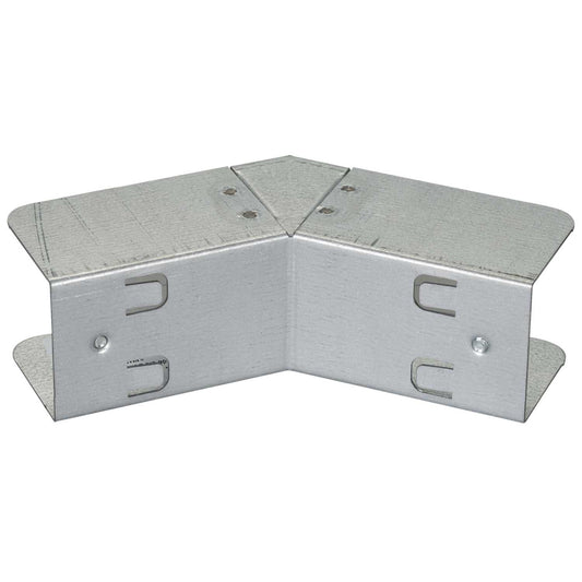 50mm x 50mm 45° Outside Lid Bend for Lighting Trunking (Sold in 1's)