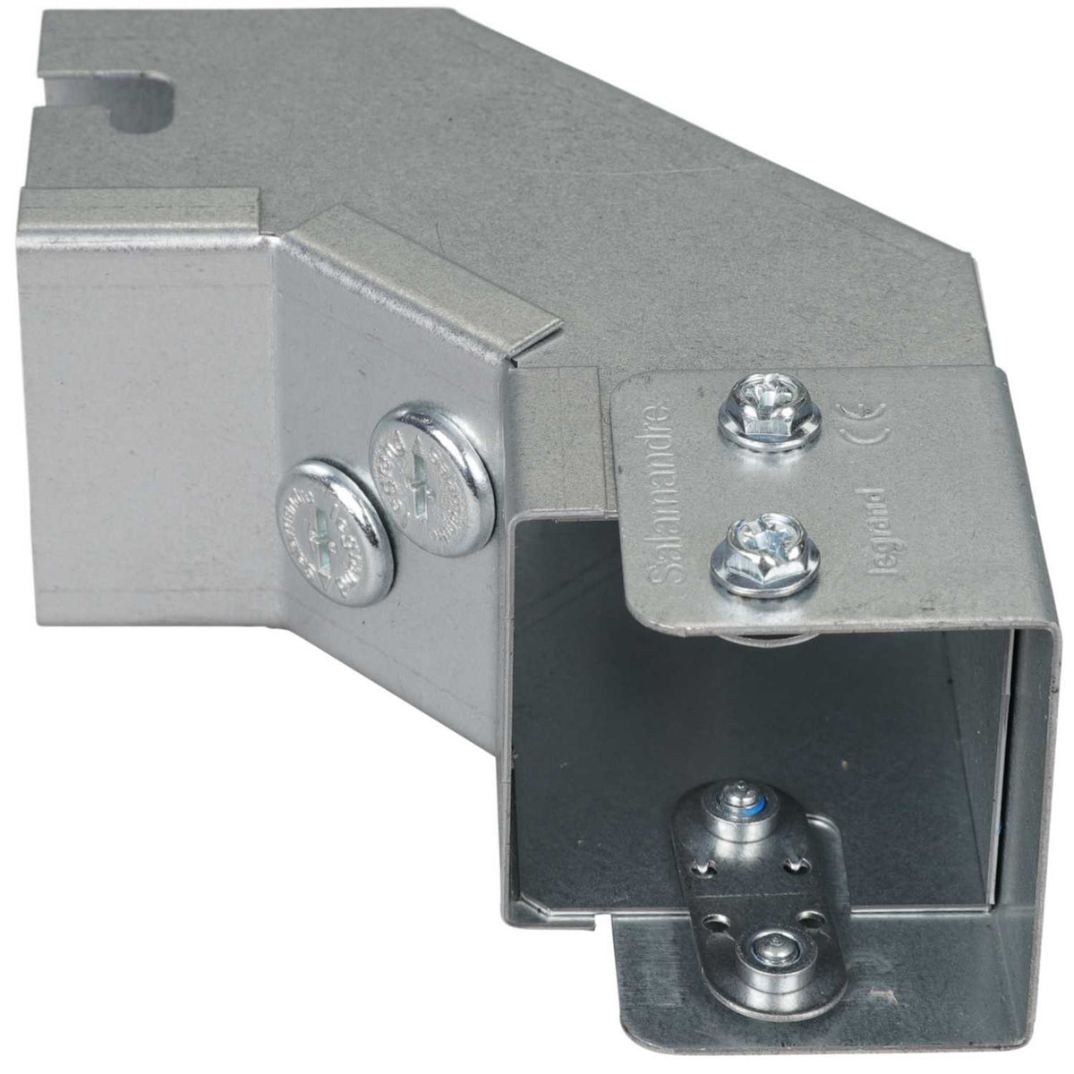 50mm x 50mm 90° IP4X Gusset Inside Lid Bend for Trunking (Sold in 1's)