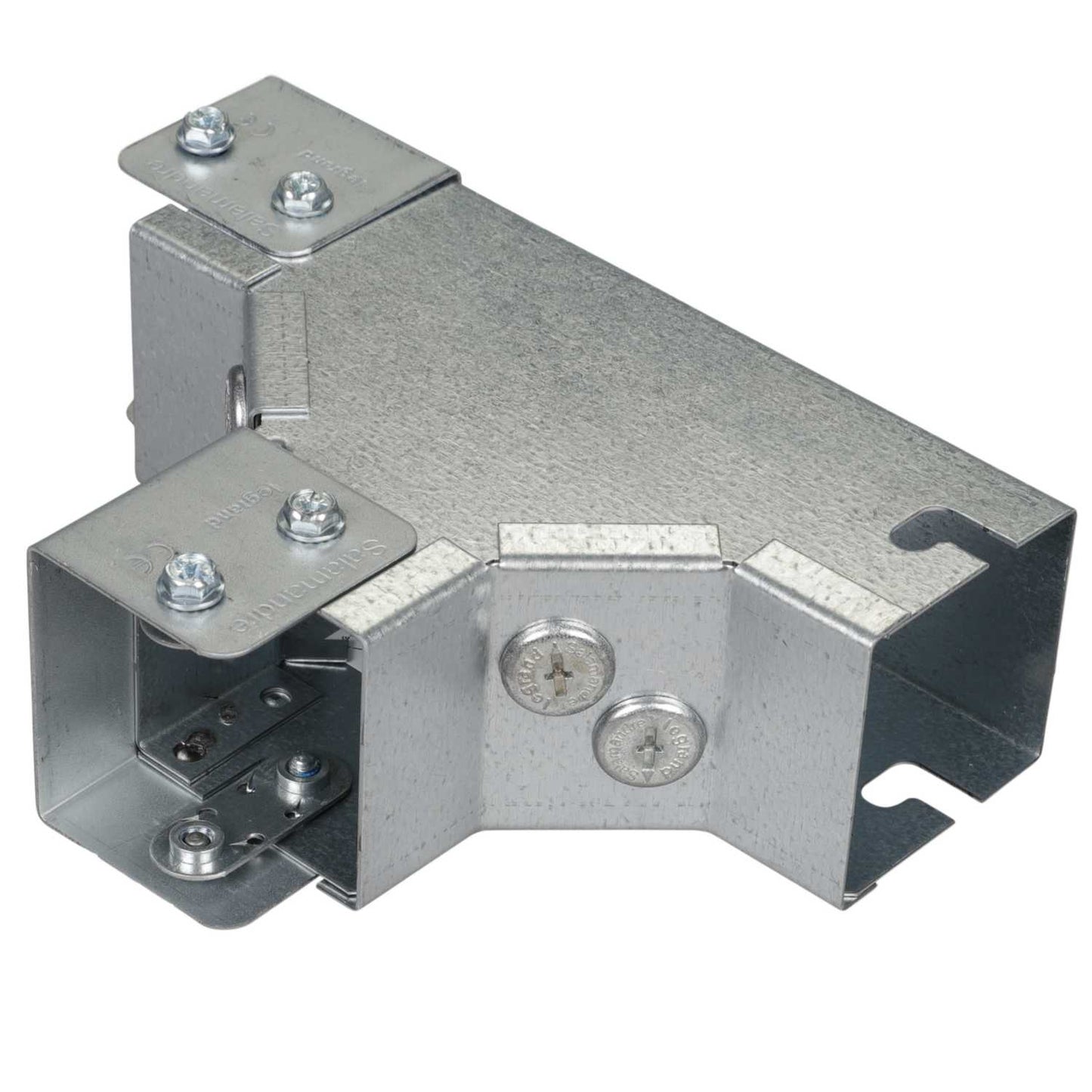 50mm x 50mm IP4X Gusset Inside Lid Tee for Trunking (Sold in 1's)
