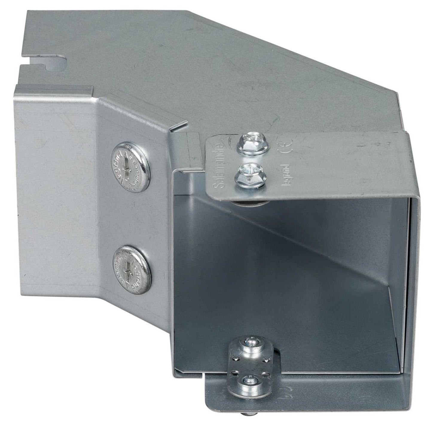 75mm x 75mm 90° IP4X Gusset Inside Lid Bend for Trunking (Sold in 1's)