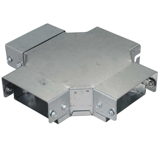 100mm x 50mm IP4X Crossover for 2 Compartment Trunking (Sold in 1's)