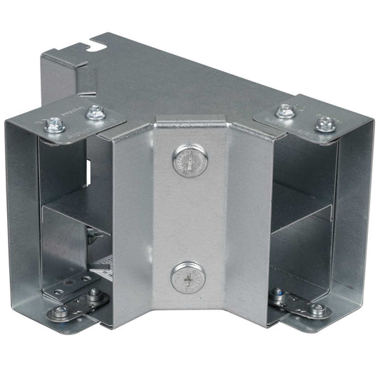 100mm x 50mm IP4X Gusset Inside Lid Tee 2 Compartment (Sold in 1's)