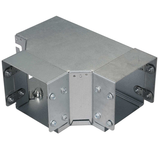 100mm x 100mm IP4X Gusset Top Lid Tee for Trunking (Sold in 1's)