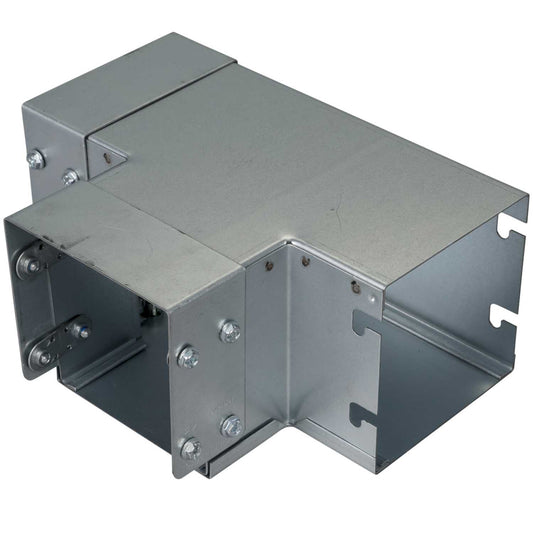 100mm x 100mm IP4X Square Top Lid Tee for Trunking (Sold in 1's)